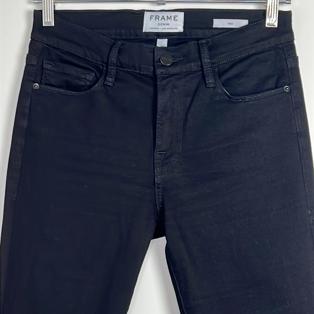 FRAME DENIM Black fitted flare jean - Picture 6 of 11